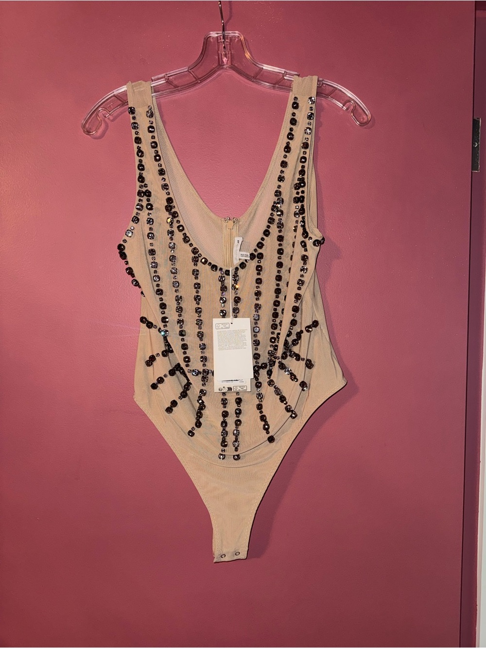Stella McCartney H&M Crystal Embellished Mesh Bodysuit - Picture 4 of 6